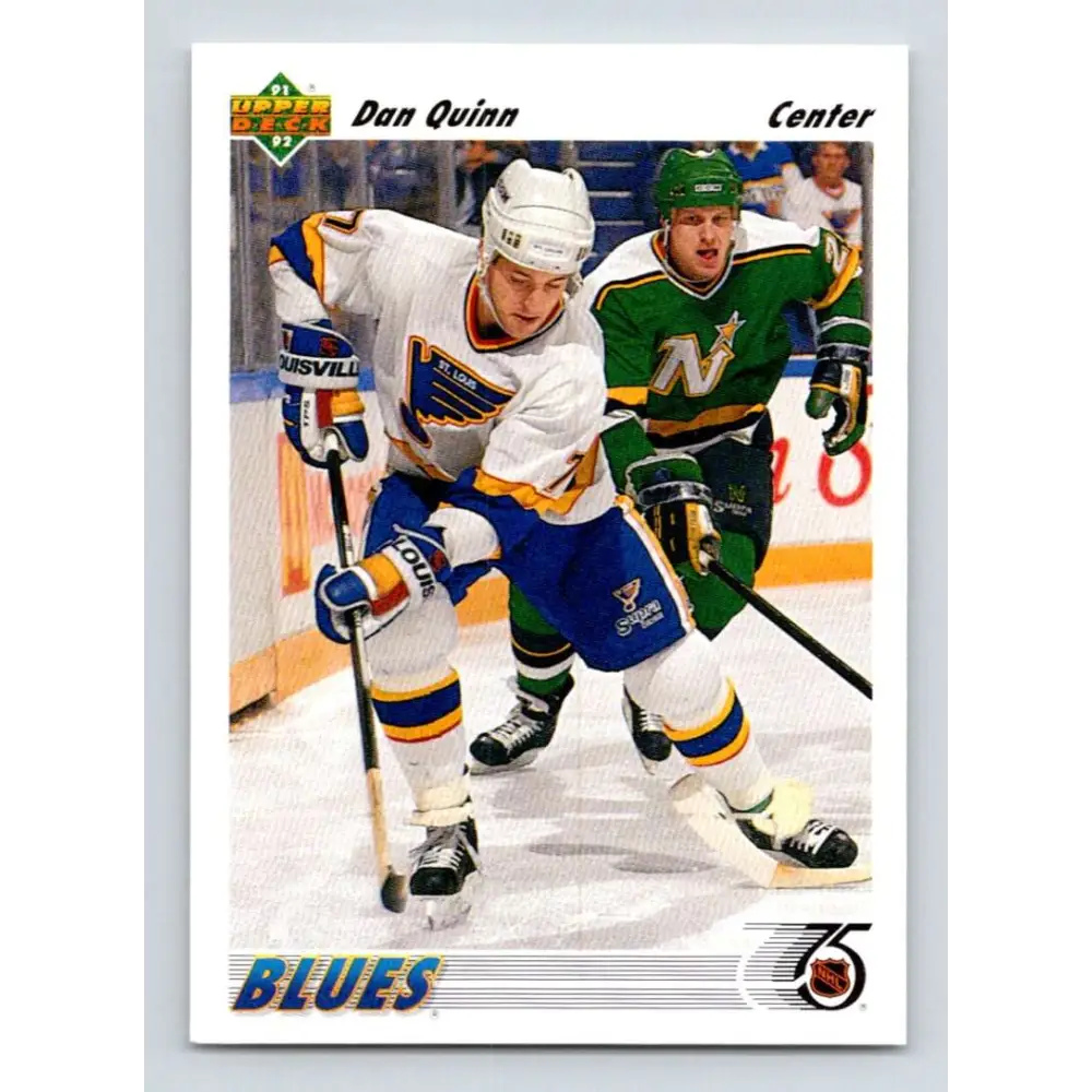 1991-92 Upper Deck #358 Dan Quinn NM-MT Hockey Card Image 1