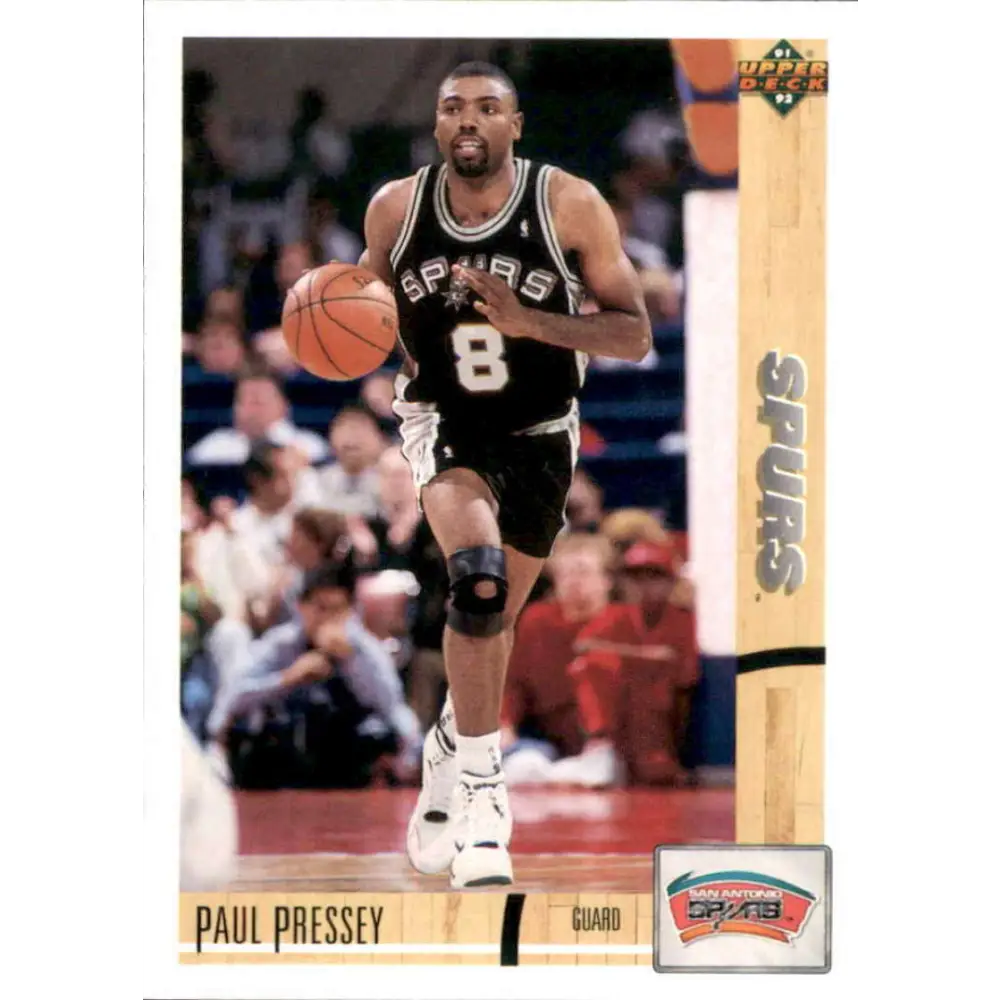 1991-92 Upper Deck #359 Paul Pressey NM-MT San Antonio Spurs Basketball Card Image 1