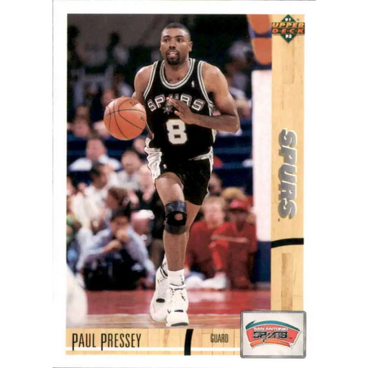 1991-92 Upper Deck #359 Paul Pressey NM-MT San Antonio Spurs Basketball Card Image 1