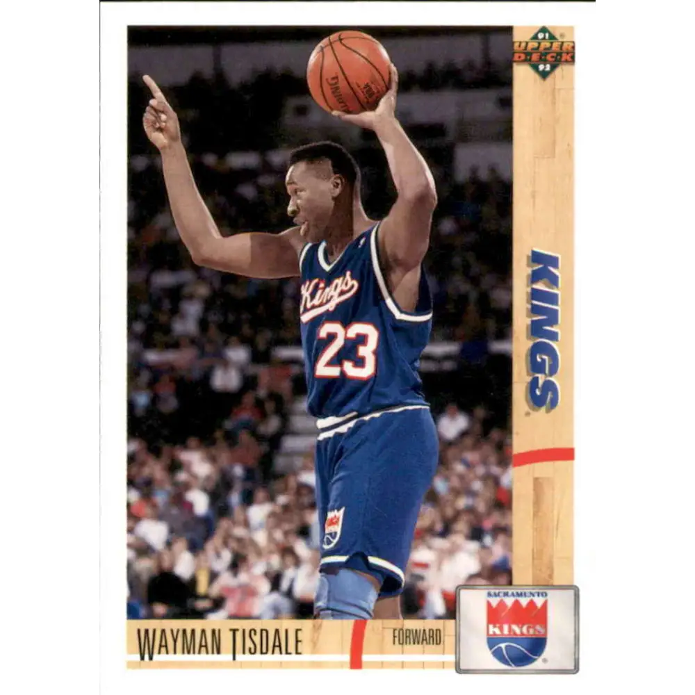 1991-92 Upper Deck #372 Wayman Tisdale NM-MT Sacramento Kings Basketball Card Image 1