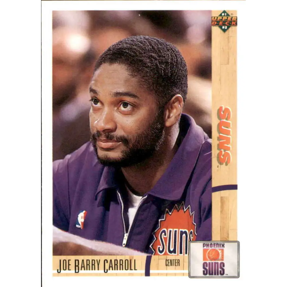 1991-92 Upper Deck #373 Joe Barry Carroll NM-MT Phoenix Suns Basketball Card Image 1
