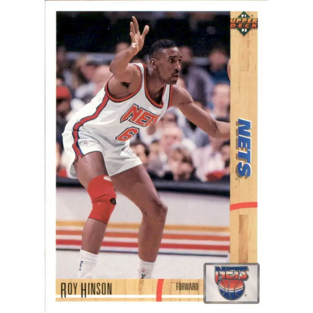1991-92 Upper Deck #389 Roy Hinson NM-MT New Jersey Nets Basketball Card Image 1