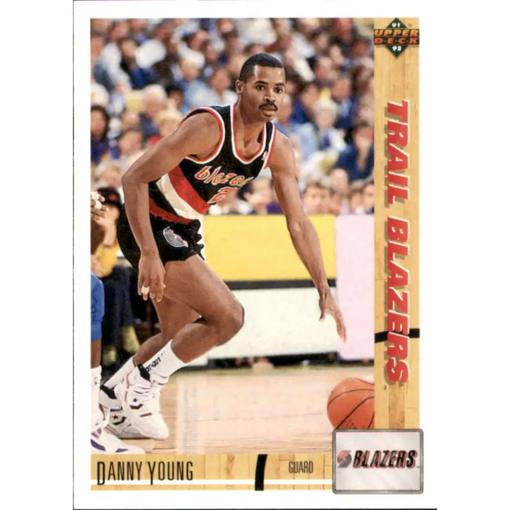 1991-92 Upper Deck #41 Danny Young NM-MT Portland Trail Blazers Basketball Card Image 1