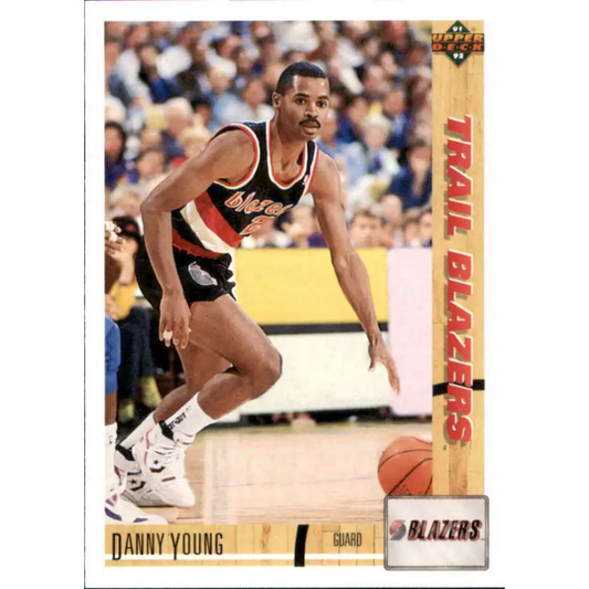 1991-92 Upper Deck #41 Danny Young NM-MT Portland Trail Blazers Basketball Card Image 1