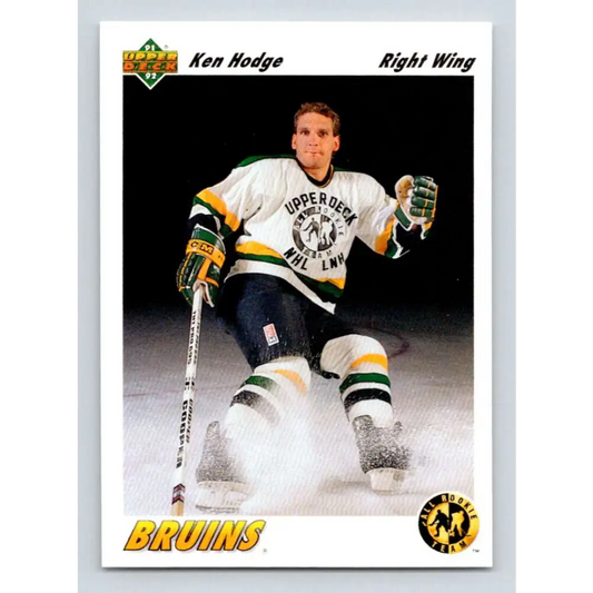1991-92 Upper Deck #41 Ken Hodge Jr. ART NM-MT Boston Bruins Hockey Card Image 1