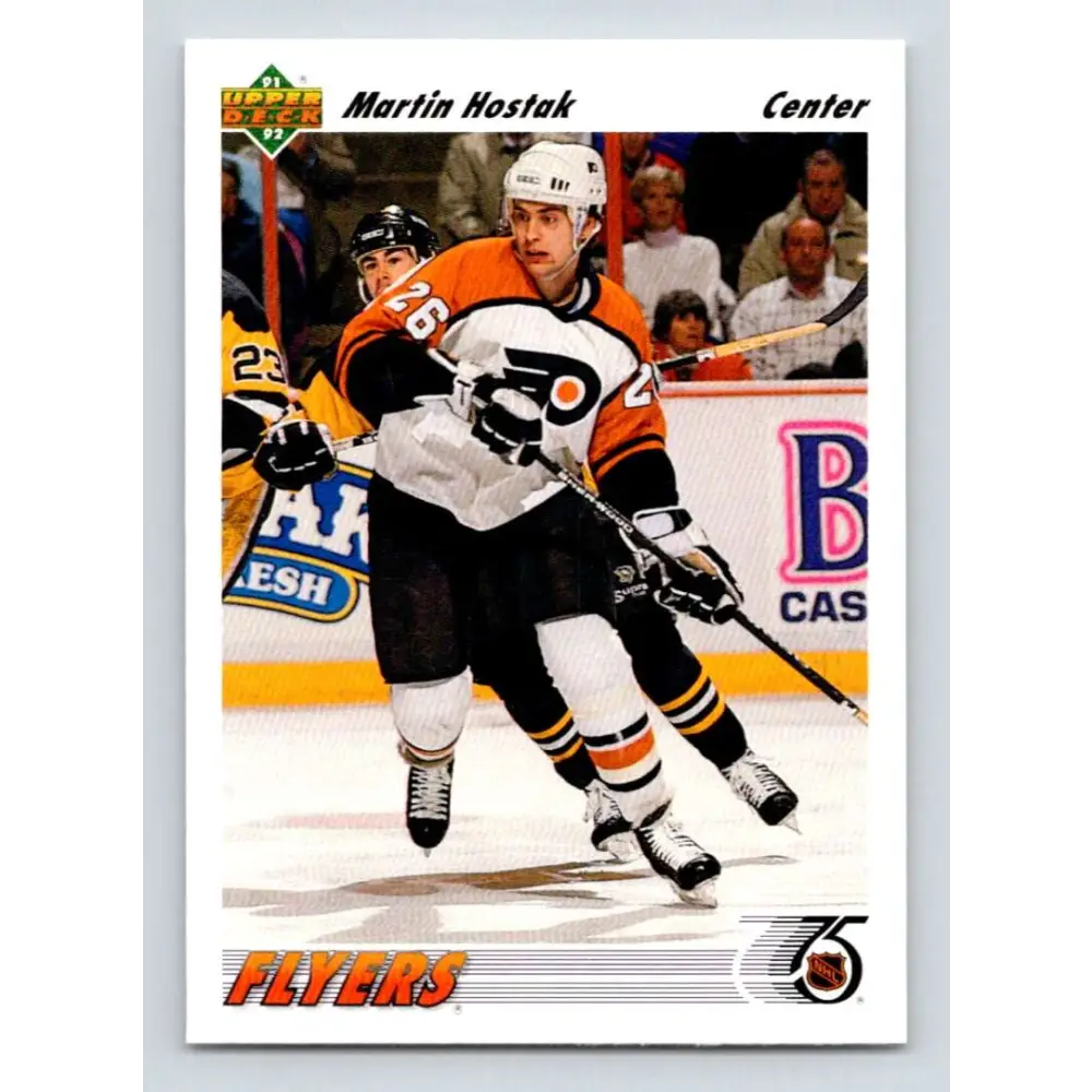 1991-92 Upper Deck #473 Martin Hostak NM-MT Philadelphia Flyers Hockey Card Image 1