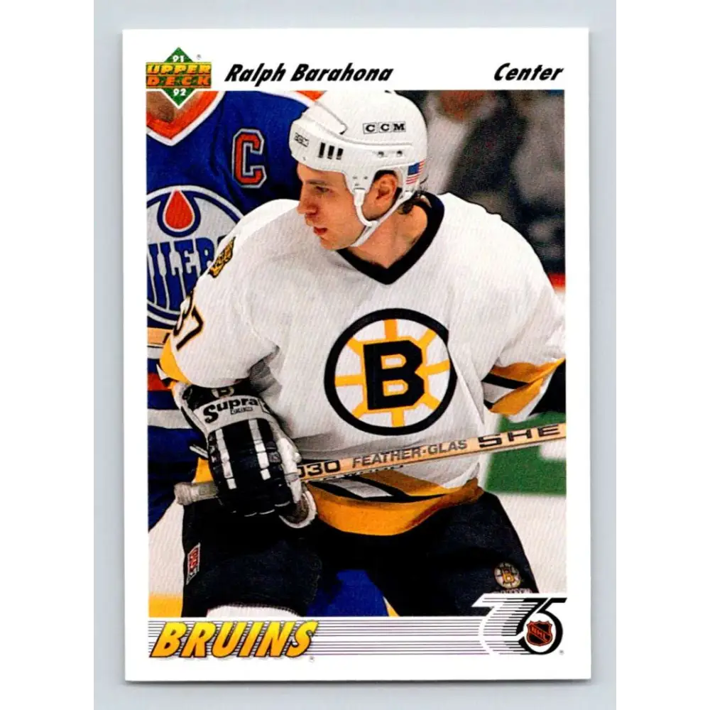 1991-92 Upper Deck #496 Ralph Barahona NM-MT Hockey Card Image 1