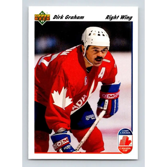 1991-92 Upper Deck #502 Dirk Graham NM-MT Chicago Blackhawks Hockey Card  Image 1