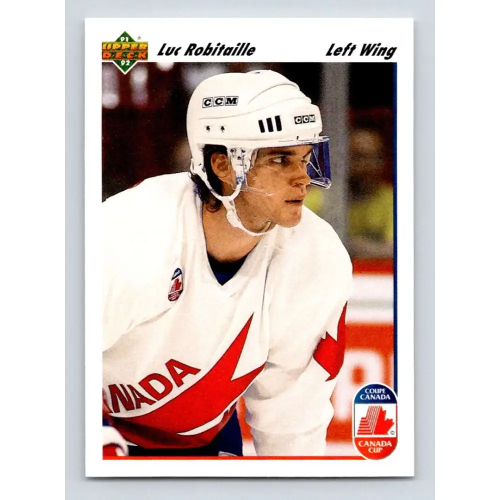 1991-92 Upper Deck #507 Luc Robitaille NM-MT Los Angeles Kings Hockey Card  Image 1