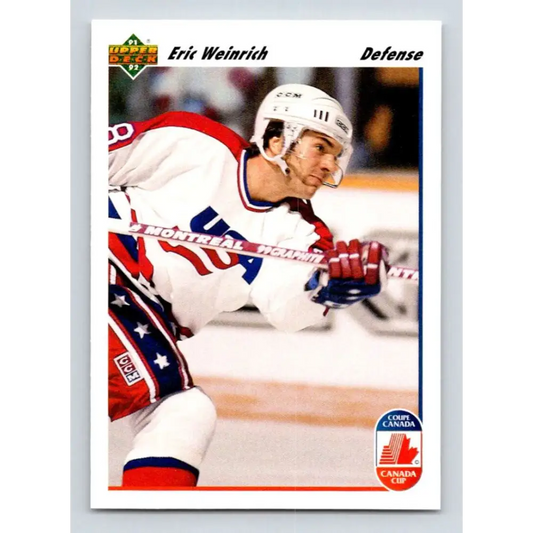1991-92 Upper Deck #509 Eric Weinrich NM-MT New Jersey Devils Hockey Card  Image 1