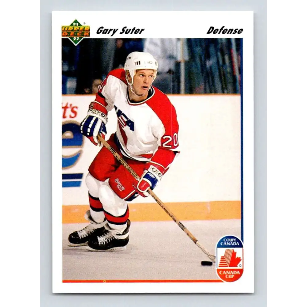 1991-92 Upper Deck #510 Gary Suter NM-MT Calgary Flames Hockey Card  Image 1