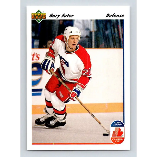 1991-92 Upper Deck #510 Gary Suter NM-MT Calgary Flames Hockey Card  Image 1