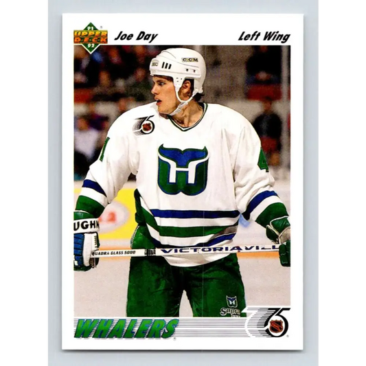 1991-92 Upper Deck #516 Joe Day NM-MT RC Rookie Hartford Whalers Hockey Card  Image 1