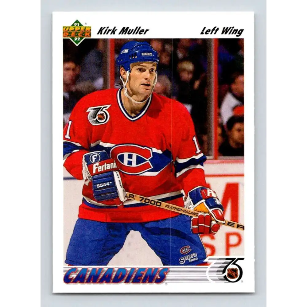 1991-92 Upper Deck #519 Kirk Muller NM-MT Montreal Canadiens Hockey Card  Image 1