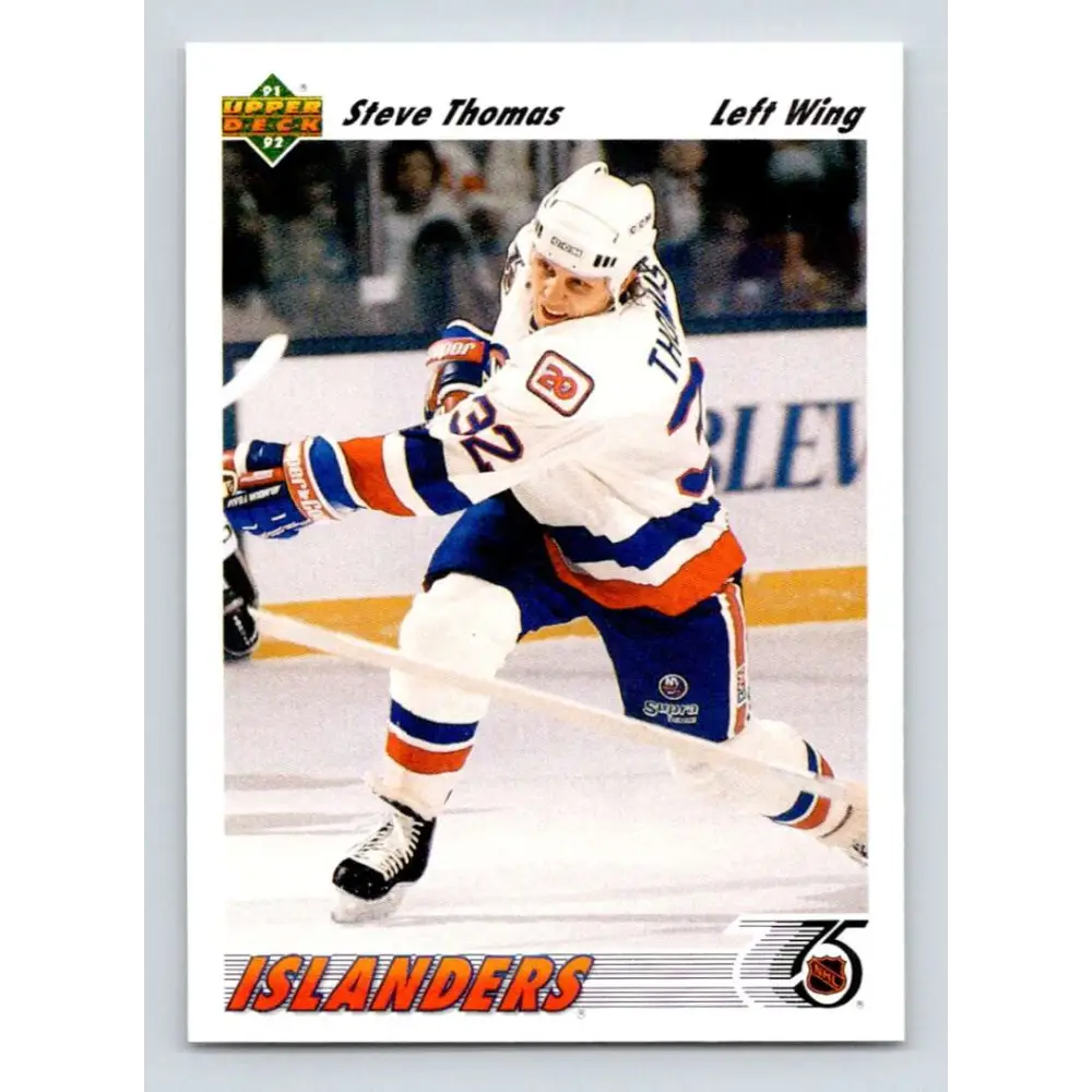 1991-92 Upper Deck #534 Steve Thomas NM-MT New York Islanders Hockey Card Image 1