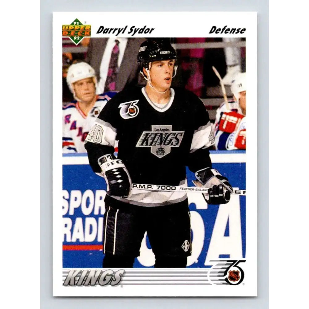 1991-92 Upper Deck #549 Darryl Sydor NM-MT Los Angeles Kings Hockey Card  Image 1
