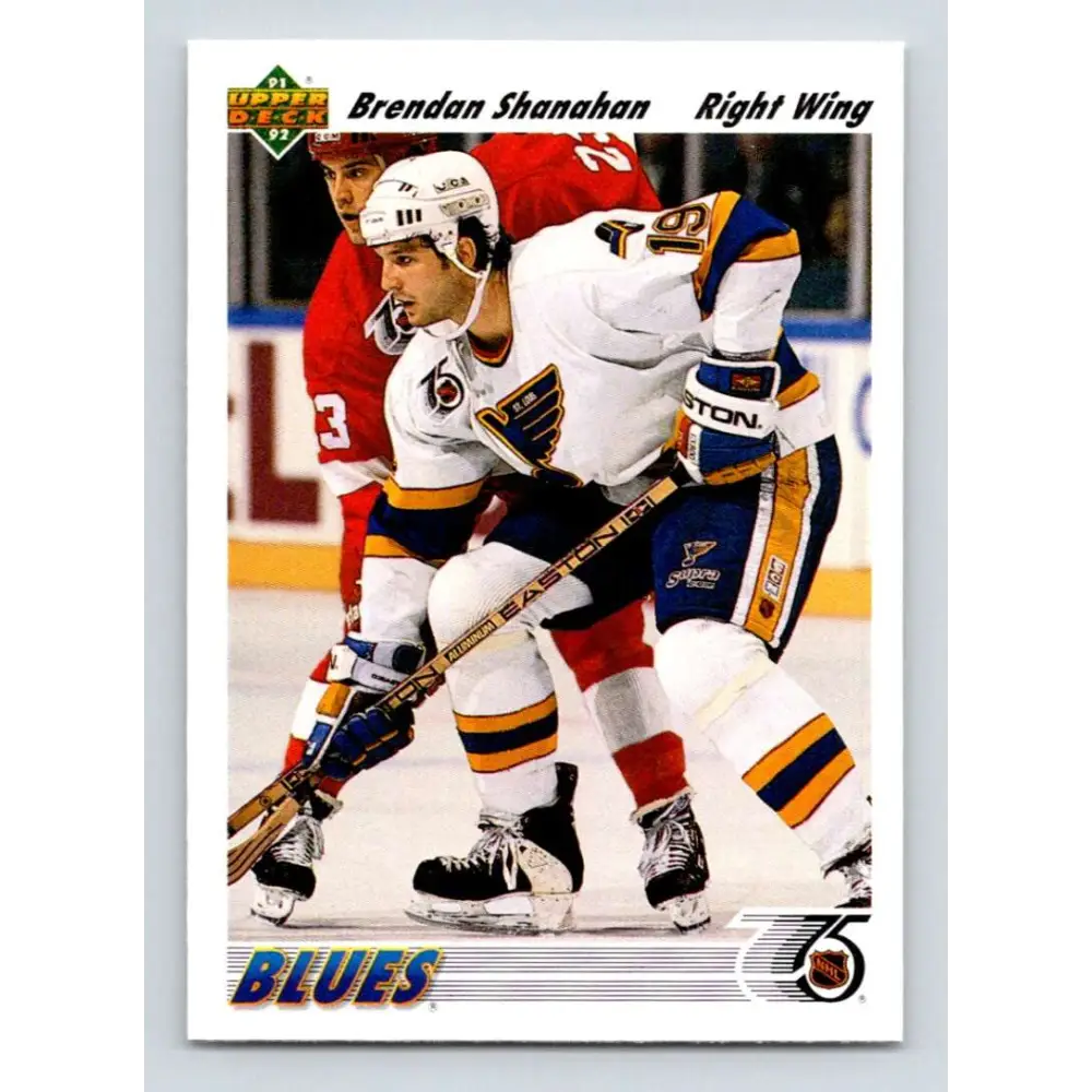 1991-92 Upper Deck #561 Brendan Shanahan NM-MT St. Louis Blues Hockey Card Image 1