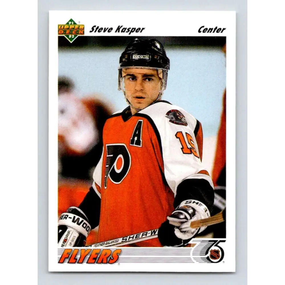 1991-92 Upper Deck #576 Steve Kasper NM-MT Philadelphia Flyers Hockey Card  Image 1