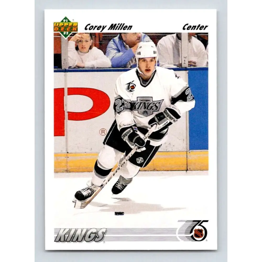 1991-92 Upper Deck #604 Corey Millen NM-MT Los Angeles Kings Hockey Card  Image 1