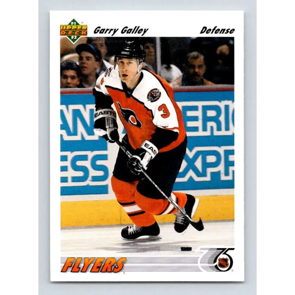 1991-92 Upper Deck #607 Garry Galley NM-MT Philadelphia Flyers Hockey Card  Image 1