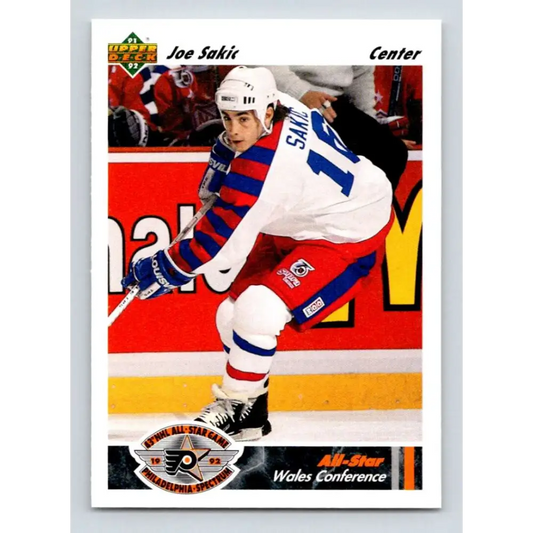1991-92 Upper Deck #616 Joe Sakic NM-MT Quebec Nordiques Hockey Card  Image 1