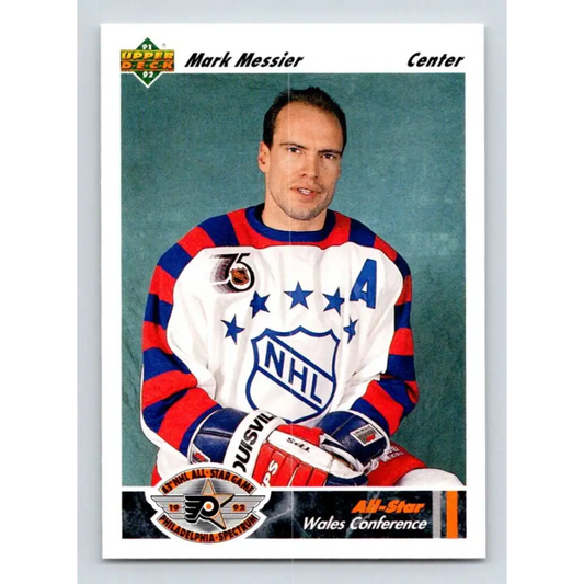 1991-92 Upper Deck #620 Mark Messier NM-MT New York Rangers Hockey Card  Image 1
