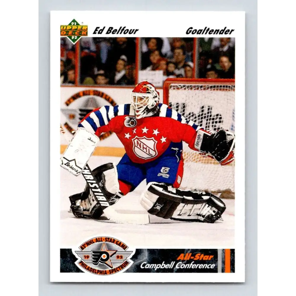 1991-92 Upper Deck #625 Ed Belfour NM-MT Chicago Blackhawks Hockey Card  Image 1