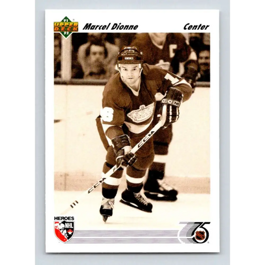 1991-92 Upper Deck #636 Marcel Dionne NM-MT Hockey Card  Image 1