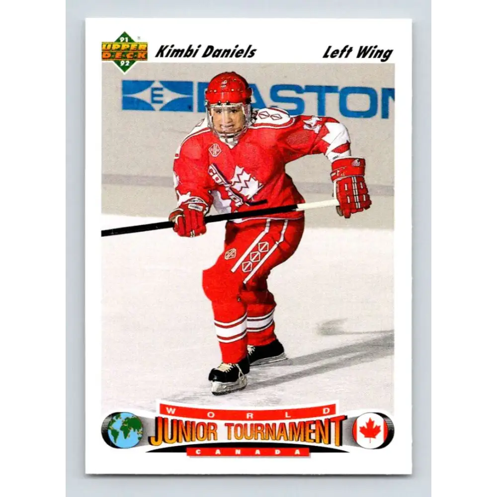 1991-92 Upper Deck #687 Kimbi Daniels NM-MT RC Rookie Philadelphia Flyers Hockey Card Image 1