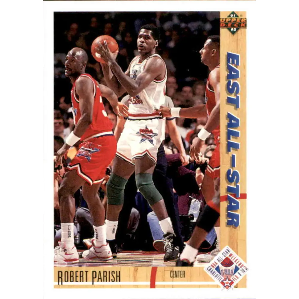 1991-92 Upper Deck #72 Robert Parish AS NM-MT Boston Celtics Basketball Card Image 1