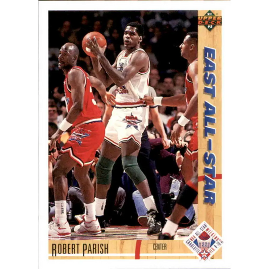 1991-92 Upper Deck #72 Robert Parish AS NM-MT Boston Celtics Basketball Card Image 1