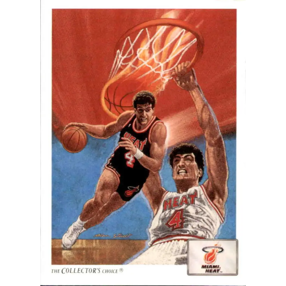 1991-92 Upper Deck #80 Rony Seikaly TC NM-MT Miami Heat Basketball Card Image 1