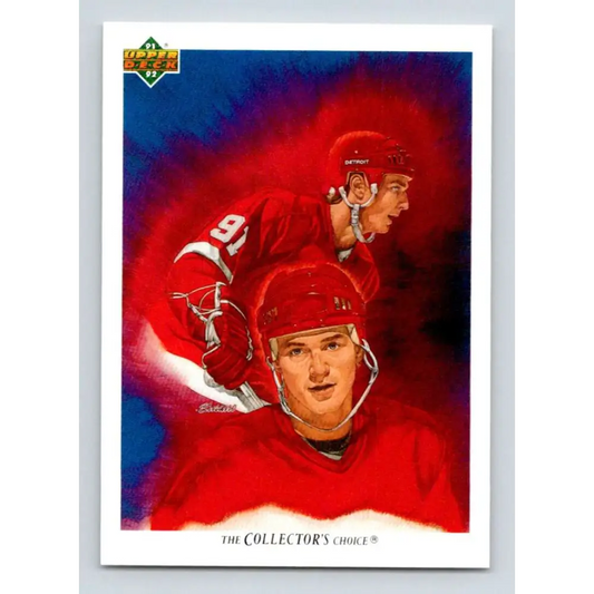 1991-92 Upper Deck #82 Sergei Fedorov TC NM-MT Detroit Red Wings Hockey Card Image 1