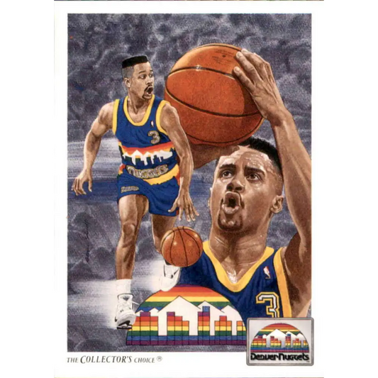 1991-92 Upper Deck #89 Chris Jackson TC NM-MT Denver Nuggets Basketball Card Image 1