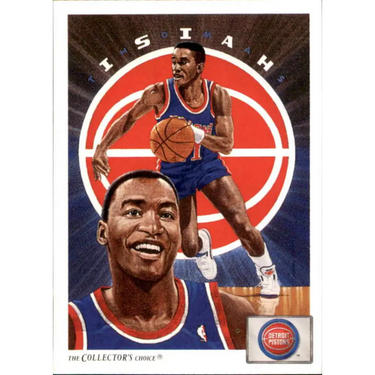1991-92 Upper Deck #91 Isiah Thomas TC NM-MT Detroit Pistons Basketball Card Image 1