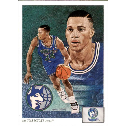 1991-92 Upper Deck #97 Pooh Richardson TC NM-MT Minnesota Timberwolves Basketball Card Image 1