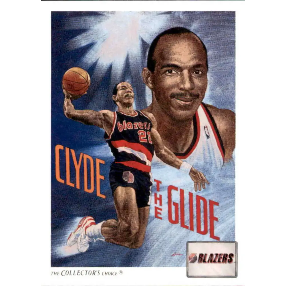 1991-92 Upper Deck #98 Clyde Drexler TC NM-MT Portland Trail Blazers Basketball Card Image 1