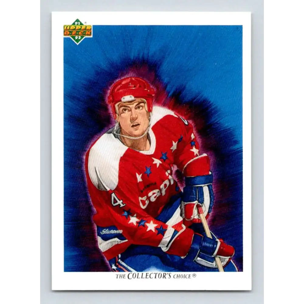 1991-92 Upper Deck #98 Kevin Hatcher NM-MT Washington Capitals Hockey Card Image 1