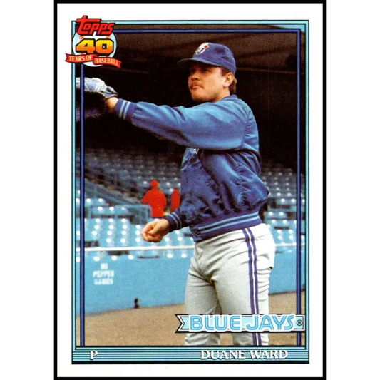 1991 Topps #181 Duane Ward NM-MT Toronto Blue Jays Baseball Card  Image 1