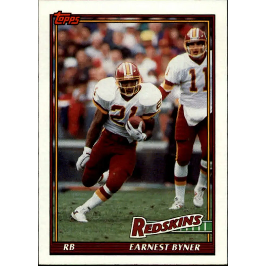 1991 Topps #185 Earnest Byner NM-MT Washington Redskins Football Card  Image 1
