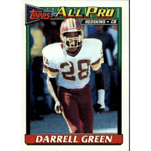 1991 Topps #191 Darrell Green NM-MT Washington Redskins Football Card  Image 1