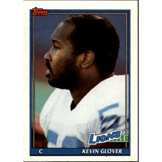 1991 Topps #402 Kevin Glover NM-MT Detroit Lions Football Card  Image 1
