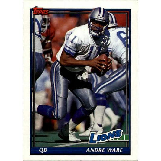 1991 Topps #416 Andre Ware NM-MT Detroit Lions Football Card  Image 1