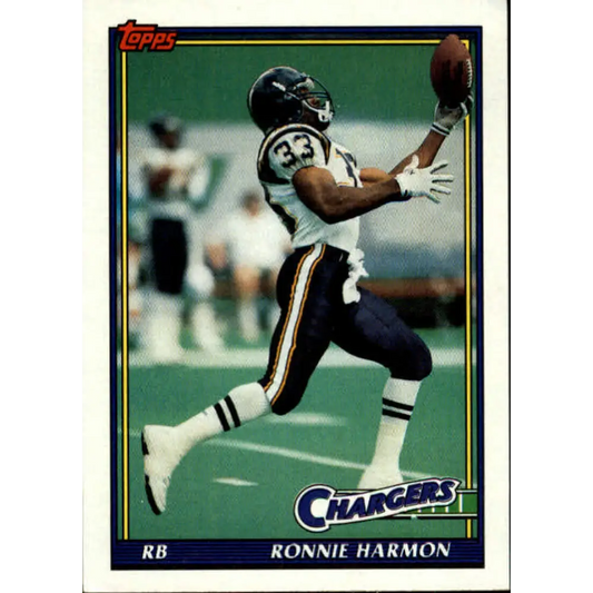1991 Topps #423 Ronnie Harmon NM-MT San Diego Chargers Football Card  Image 1
