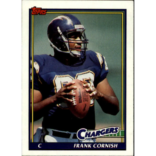 1991 Topps #424 Frank Cornish NM-MT San Diego Chargers Football Card  Image 1