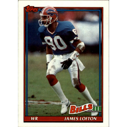 1991 Topps #43 James Lofton NM-MT Buffalo Bills Football Card  Image 1
