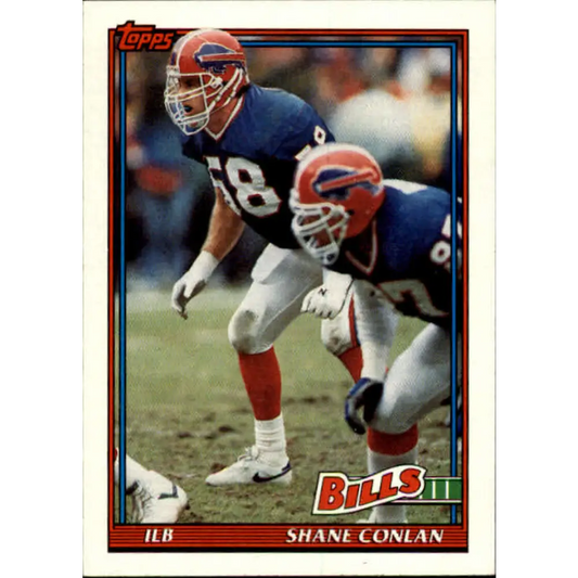 1991 Topps #44 Shane Conlan NM-MT Buffalo Bills Football Card  Image 1