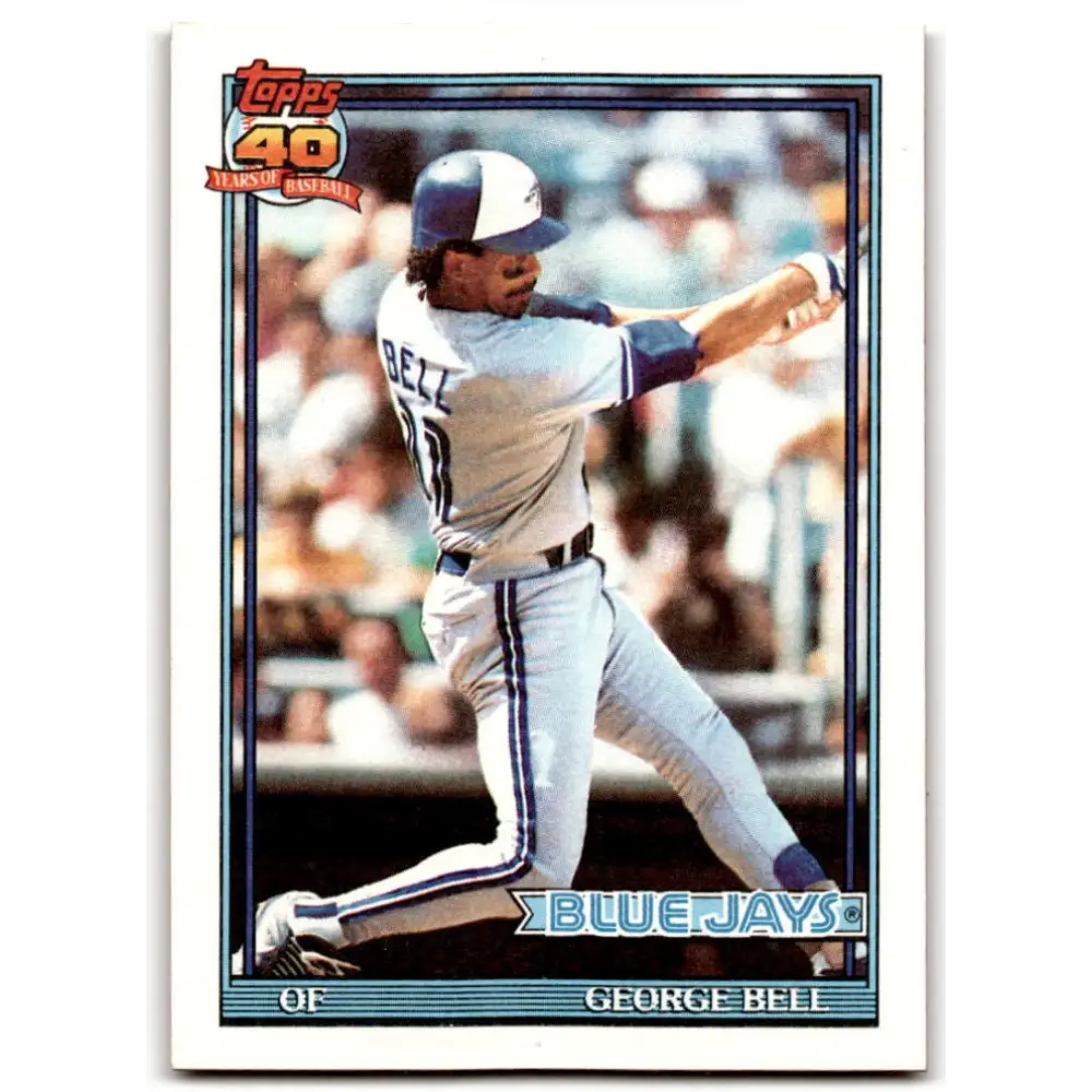 1991 Topps #440 George Bell NM-MT Toronto Blue Jays Baseball Card  Image 1