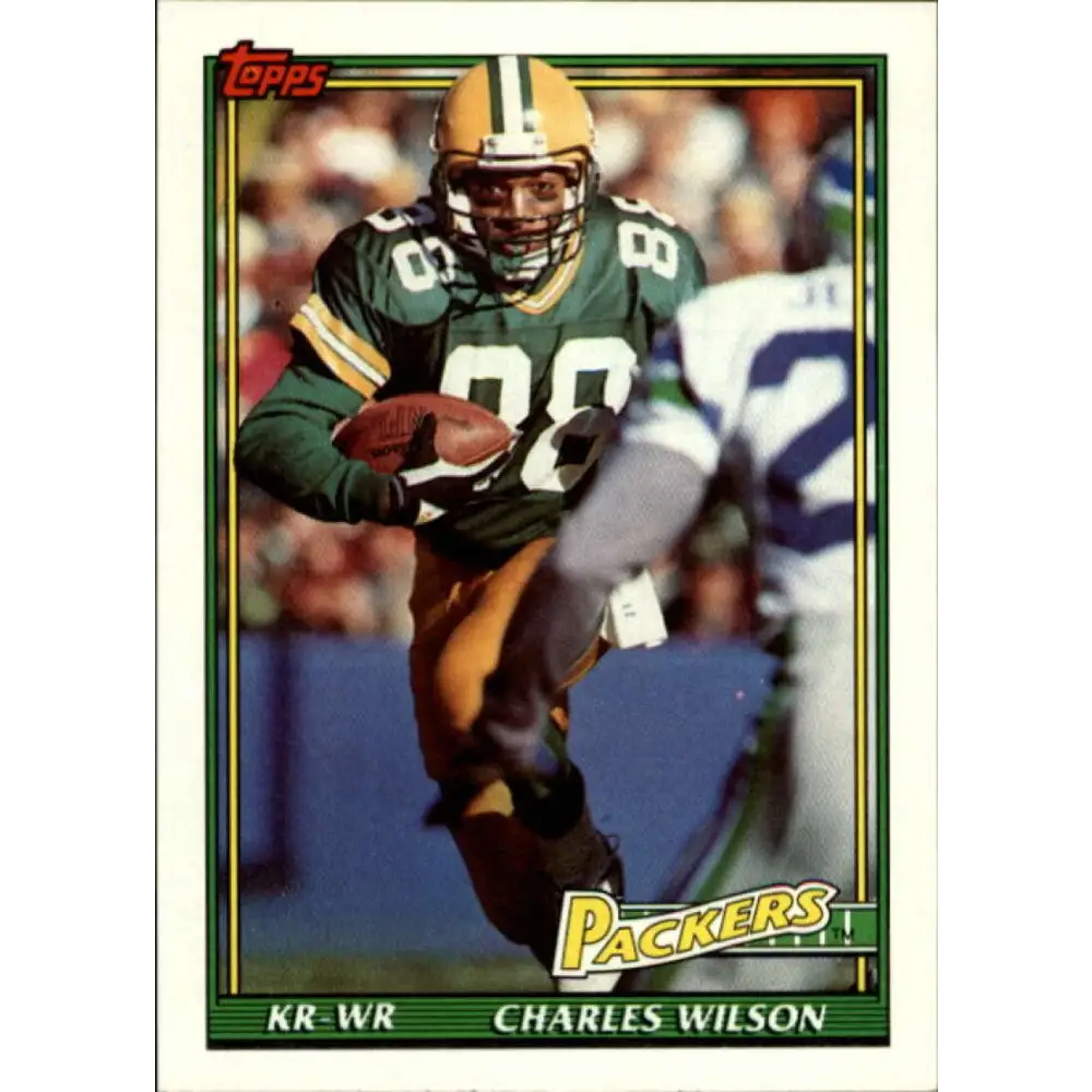 1991 Topps #441 Charles Wilson NM-MT Green Bay Packers Football Card  Image 1