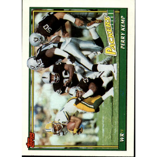 1991 Topps #445 Perry Kemp NM-MT Green Bay Packers Football Card  Image 1